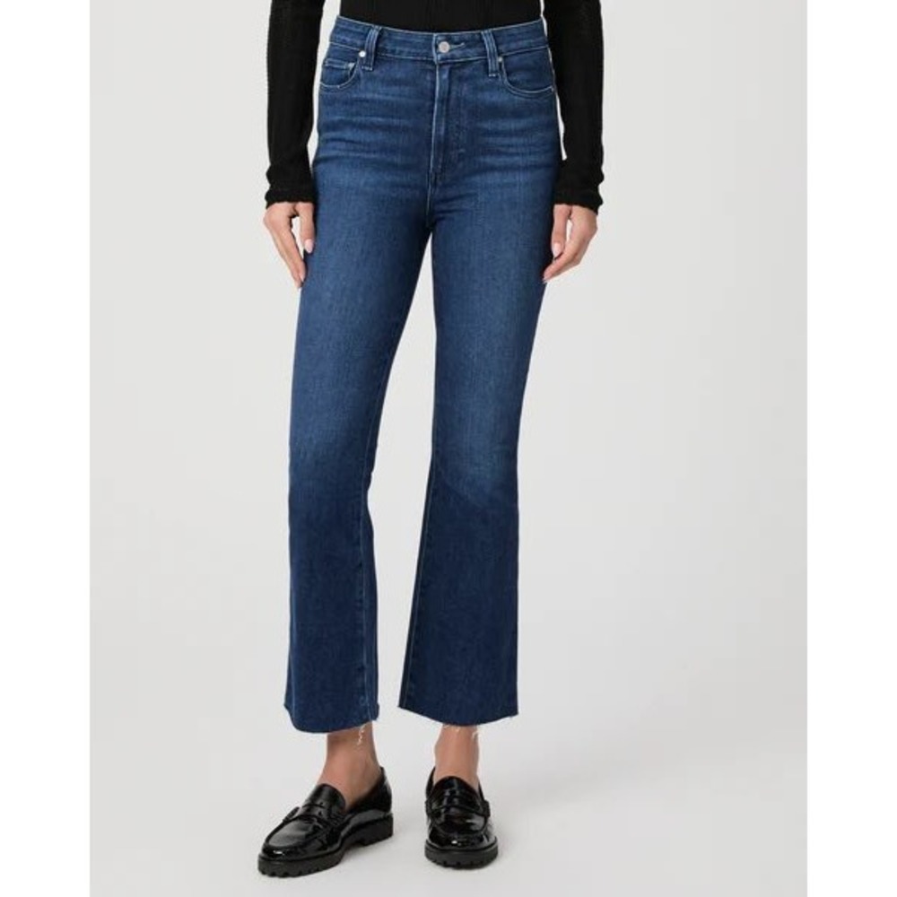 PAIGE Blue Flare & Wide Leg Jeans